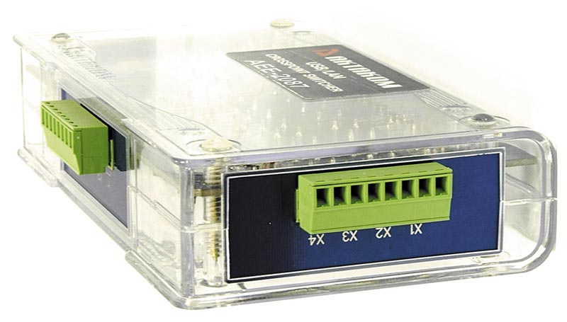 АЕЕ-2087 4-х канальный USB силовой коммутатор независимых линий АЕЕ-2087 4-х канальный USB силовой коммутатор независимых линий