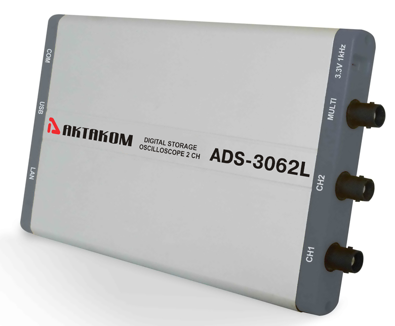 ADS-3062L Двухканальный USB осциллограф - приставка ADS-3062L Двухканальный USB осциллограф - приставка
