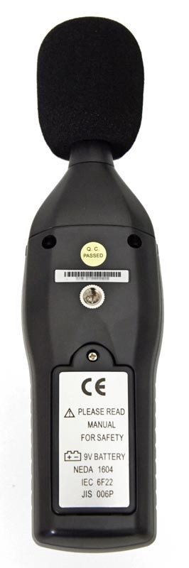 DT-805 Шумомер - вид сзади