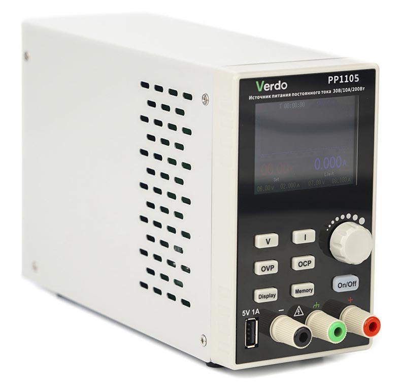 VERDO PP1105 Источник питания 30 В, 10 А, 300 Вт