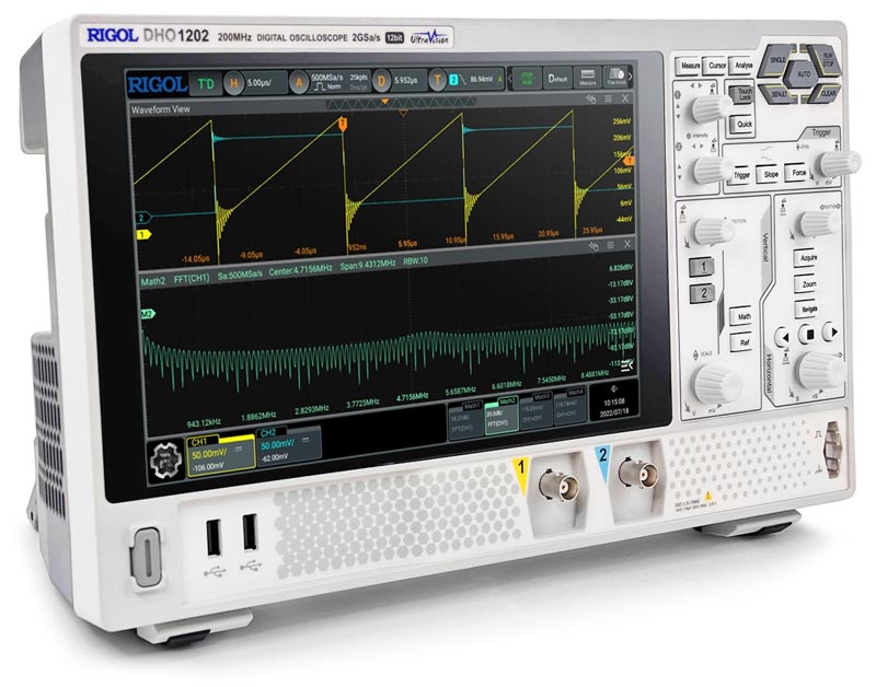 DHO1202 Цифровой осциллограф высокого разрешения