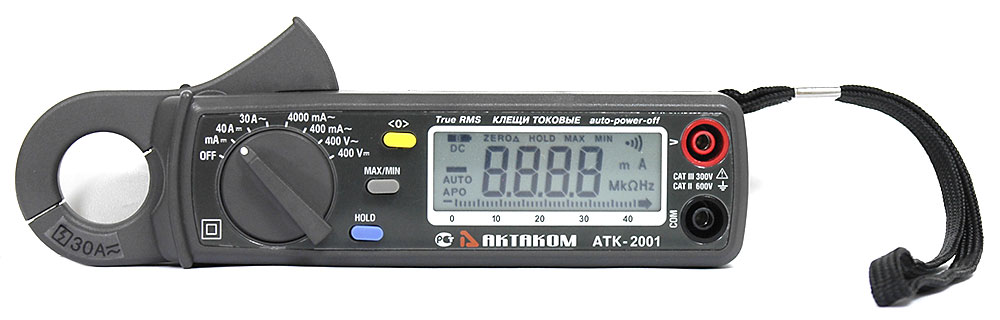 АТК-2001 Клещи токовые многофункциональные - Вид спереди