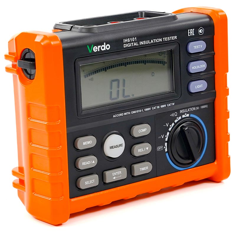 VERDO IH6101 Измеритель сопротивления изоляции (Мегаомметр) до 1000В