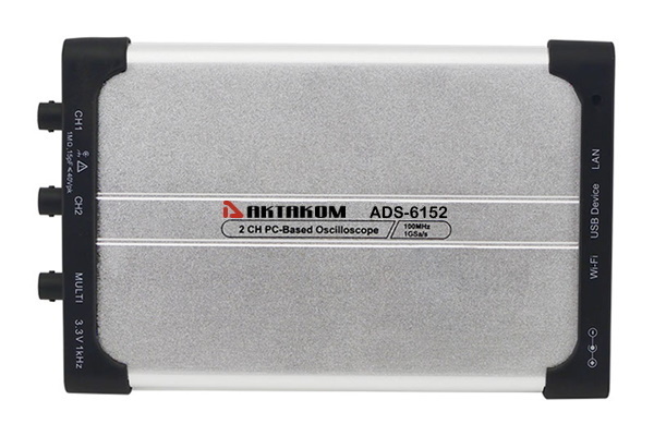 ADS-6152 Двухканальный USB осциллограф - приставка