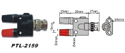 PTL-2159 Переходник BNC-гнездо PTL-2159