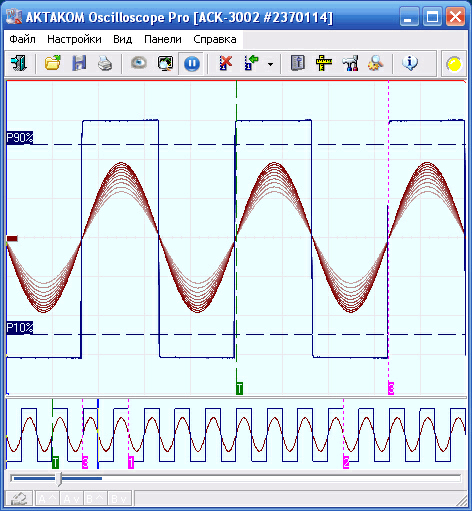 AOP Aktakom Oscilloscope Pro Программное обеспечение виртуальных осциллографов AOP Aktakom Oscilloscope Pro Программное обеспечение виртуальных осциллографов