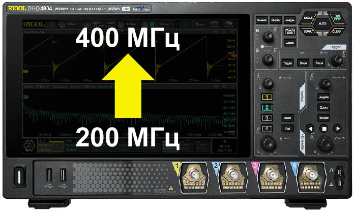 DHO4000-BWU2T4 Опция расширения полосы пропускания с 200 МГц до 400 МГц DHO4000-BWU2T4 Опция расширения полосы пропускания с 200 МГц до 400 МГц