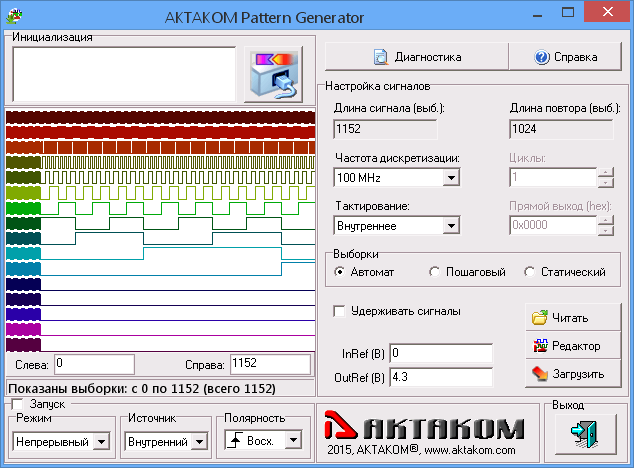 APG Aktakom Pattern Generator Программное обеспечение APG Aktakom Pattern Generator Программное обеспечение