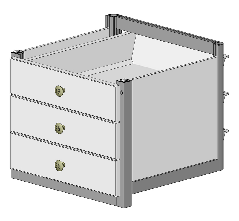 АРМ-7333-9 Блок инструментальных ящиков