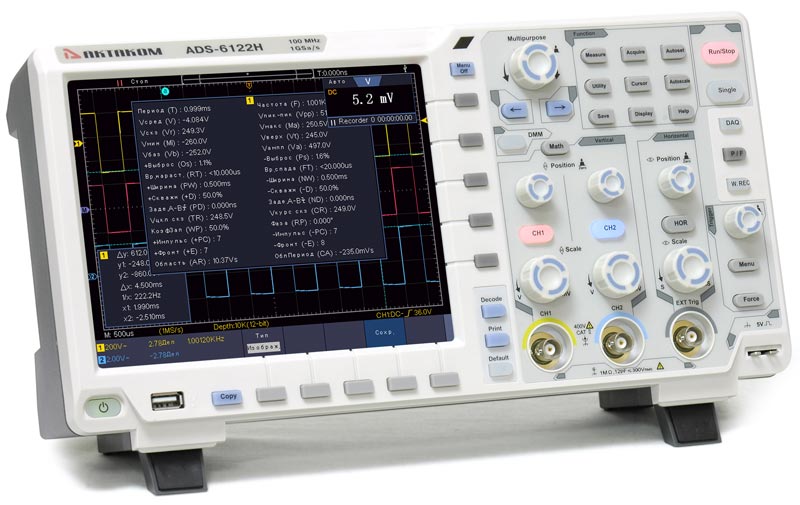 ADS-6222 Осциллограф цифровой ADS-6222 Осциллограф цифровой