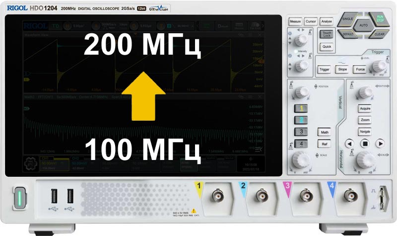 DHO1000-BWU10T20 Опция расширения полосы пропускания со 100 МГц до 200 МГц DHO1000-BWU10T20 Опция расширения полосы пропускания со 100 МГц до 200 МГц
