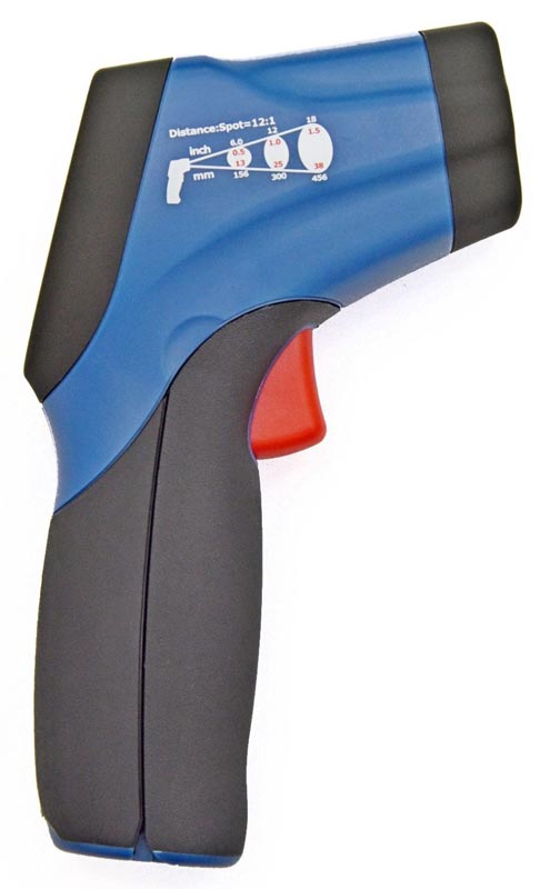 DT-8860B Пирометр - вид справа