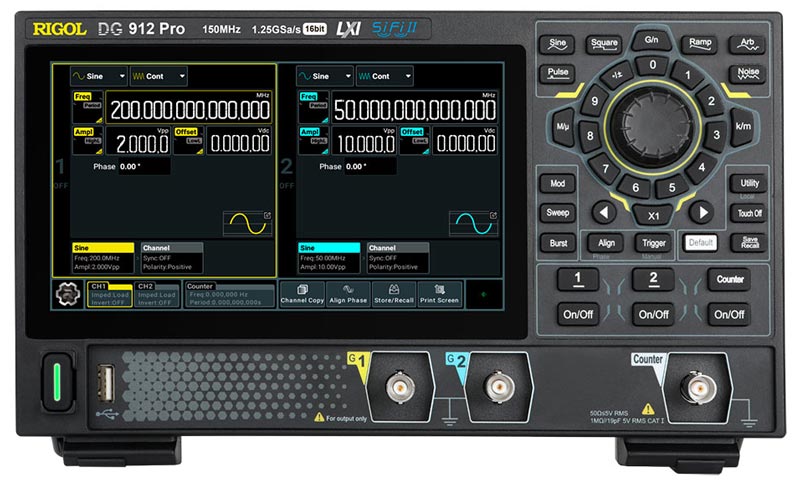 DG912 Pro Универсальный генератор сигналов - вид спереди