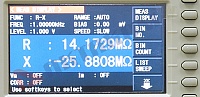 АММ-3058 Анализатор компонентов - Экран