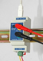 АМЕ-1102 Модуль USB милливольтметра (до 200 мВ) - на дин-рейке
