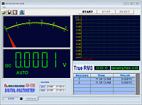 AM-1038-SW Программное обеспечение для мультиметра  АМ-1038 - Рабочее окно программы АМ-1038-SW