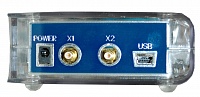 АСК-3102 1Т Двухканальный USB осциллограф - приставка + анализатор спектра - вид мзади